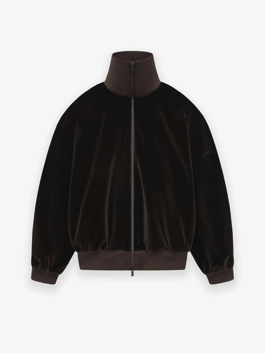 Cotton Velvet Track Jacket Cotton Velvet Track Jacket