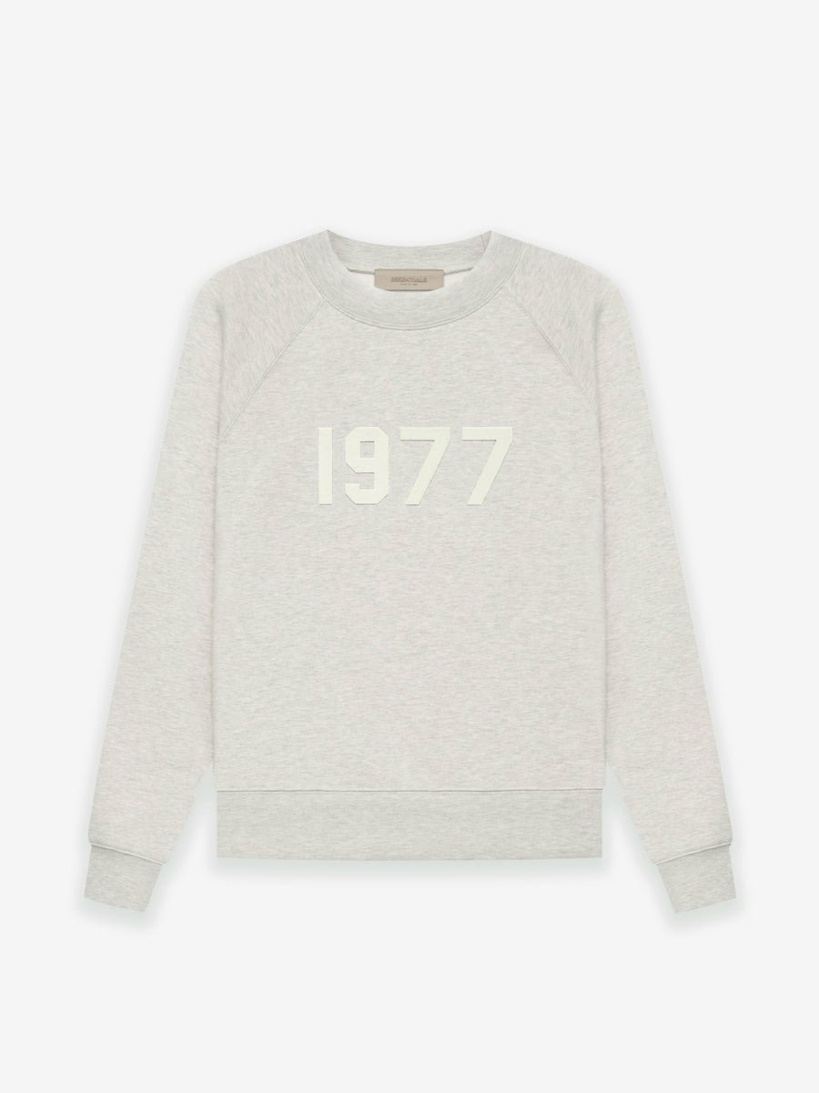 Essentials Crewneck 1977 Sweatshirt- Gray2 Essentials Crewneck 1977 Sweatshirt- Gray