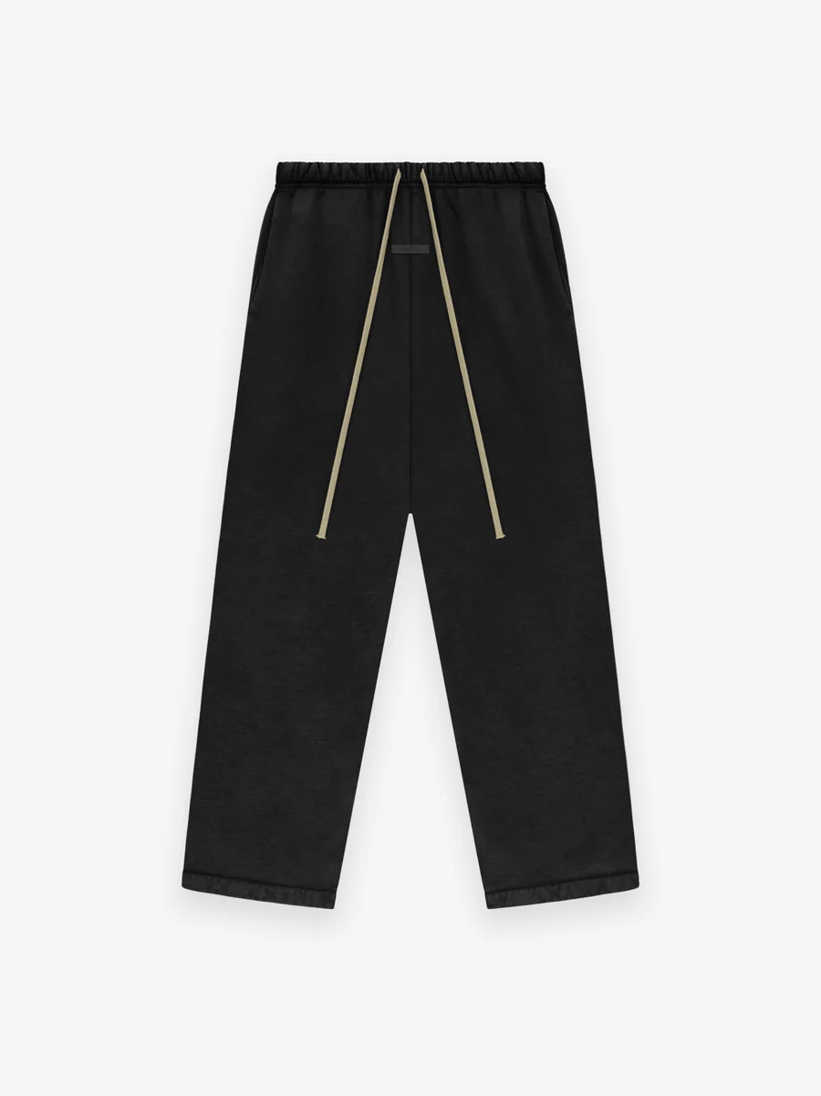 Heavy Fleece Relaxed Black Sweatpant Heavy Fleece Relaxed Black Sweatpant