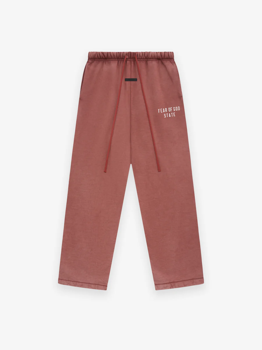 Heavy Fleece Relaxed Red Sweatpant Heavy Fleece Relaxed Red Sweatpant