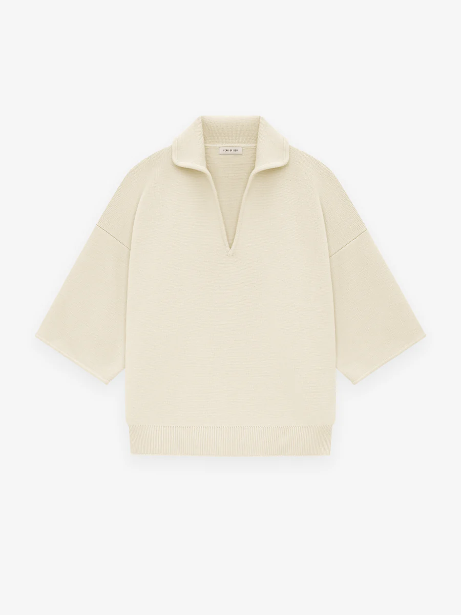 Merino Short Sleeve Polo Sweater Merino Short Sleeve Polo Sweater