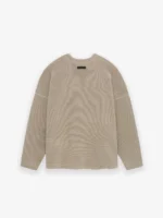 Ottoman Wool Straight Neck Sweater