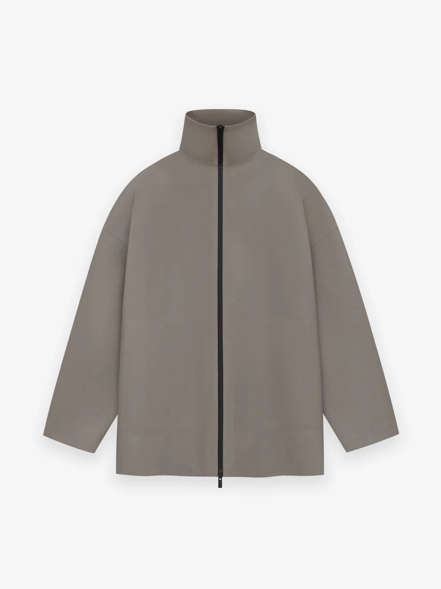 Rubberized High Neck Jacket Rubberized High Neck Jacket