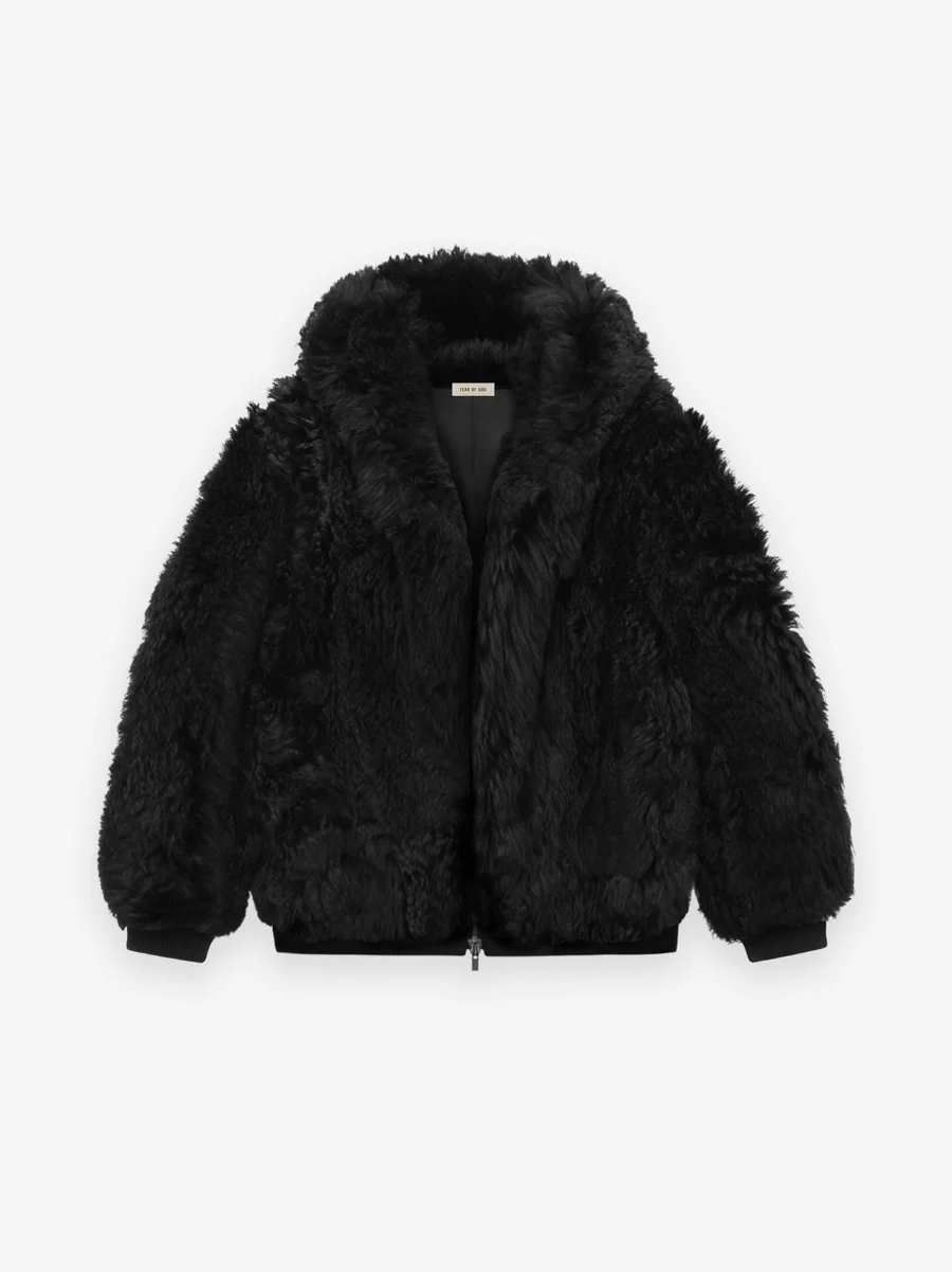 Shearling Hooded Bomber Shearling Hooded Bomber