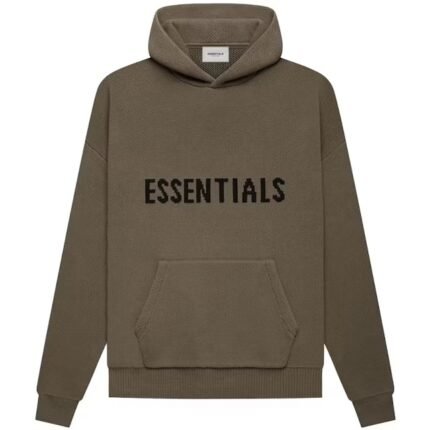 Fear of God Essentials Knit Pullover Hoodie Harvest