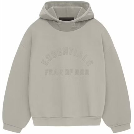 Fear of God Essentials Nylon Fleece Hoodie Seal/Seal