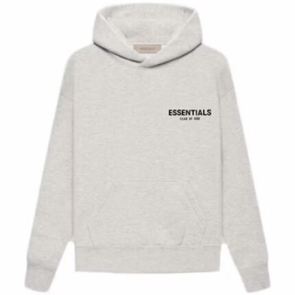 Fear of God Essentials Kids Hoodie (SS22) Light Oatmeal