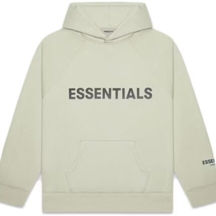 Fear of God Essentials Pullover Hoodie Applique Logo Alfalfa Sage