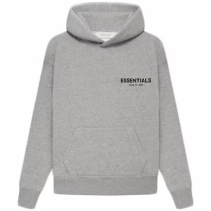 Fear of God Essentials Kids Hoodie (SS22) Dark Oatmeal