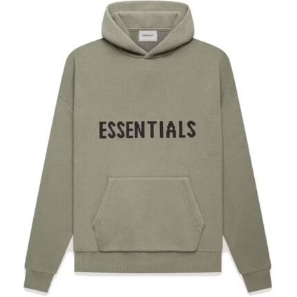 Fear of God Essentials Knit Pullover Hoodie Pistachio
