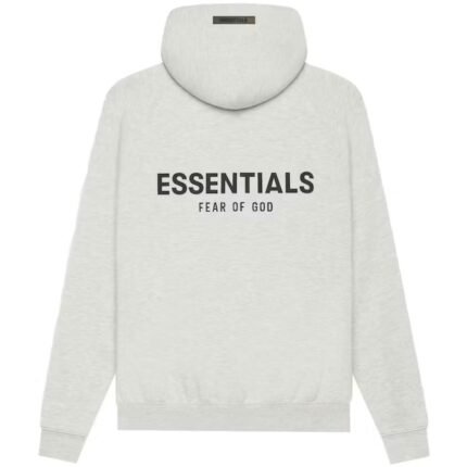 Fear of God Essentials Pullover Hoodie Light Heather Oatmeal