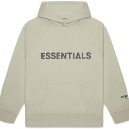 Fear of God Essentials Pullover Hoodie Applique Logo Moss
