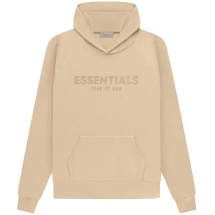 Fear of God Essentials Waffle Raglan Hoodie Sand