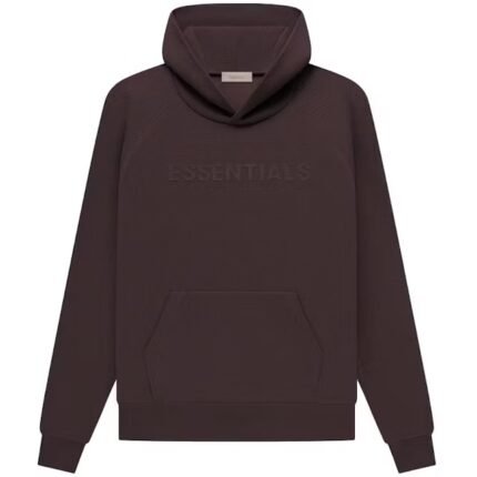Fear of God Essentials Waffle Raglan Hoodie Plum