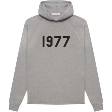 Fear of God Essentials Knit Hoodie Dark Oatmeal
