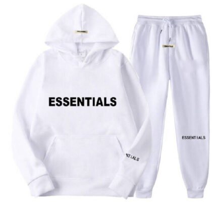 Fear Of God Essential Tracksuit White