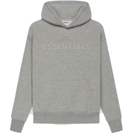 Fear of God Essentials Kids Pull-Over Hoodie Heather Oatmeal