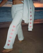 Heart on My Sleeve Sweatpants Gray