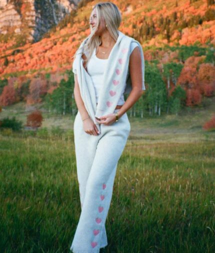 Heart on My Sleeve Sweatpants Gray